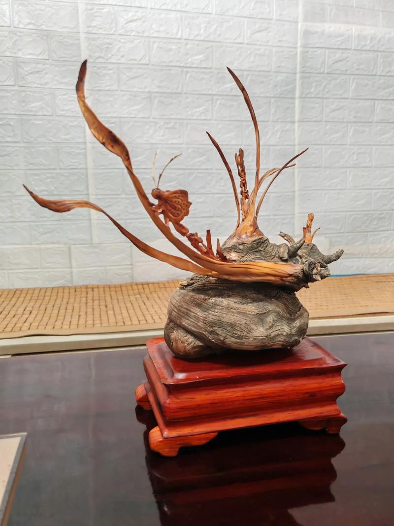 根雕摆件